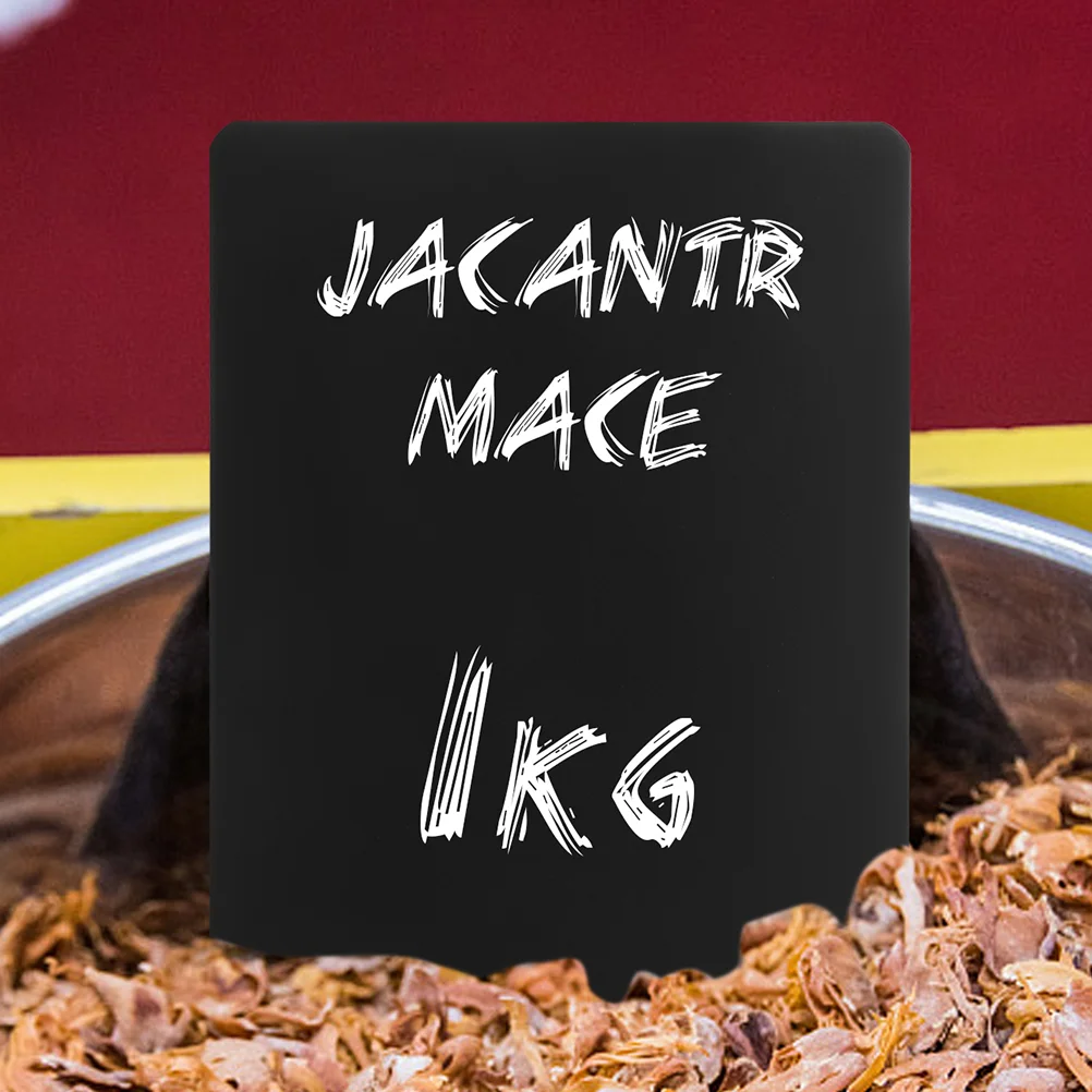 12 Pcs Food Label Desktop Signs Retail Tag Display Advertising Labels Rack Bulk