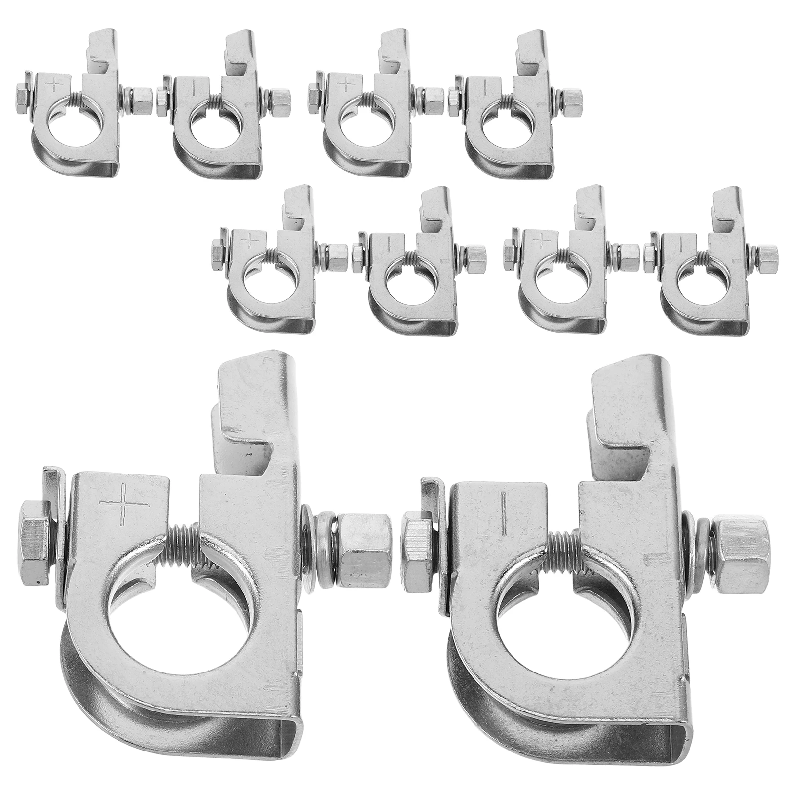 

10pcs Terminal Clamps Quick Release Disconnect High Conductivity Durable Universal Car Truck Marine Connectors