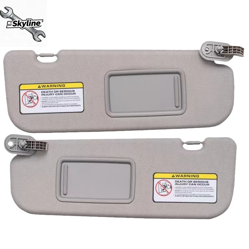 Car Interior Sunshade Front Sun Visor For 2011-2015 Beige Grey Left or Right Car Sun Visor