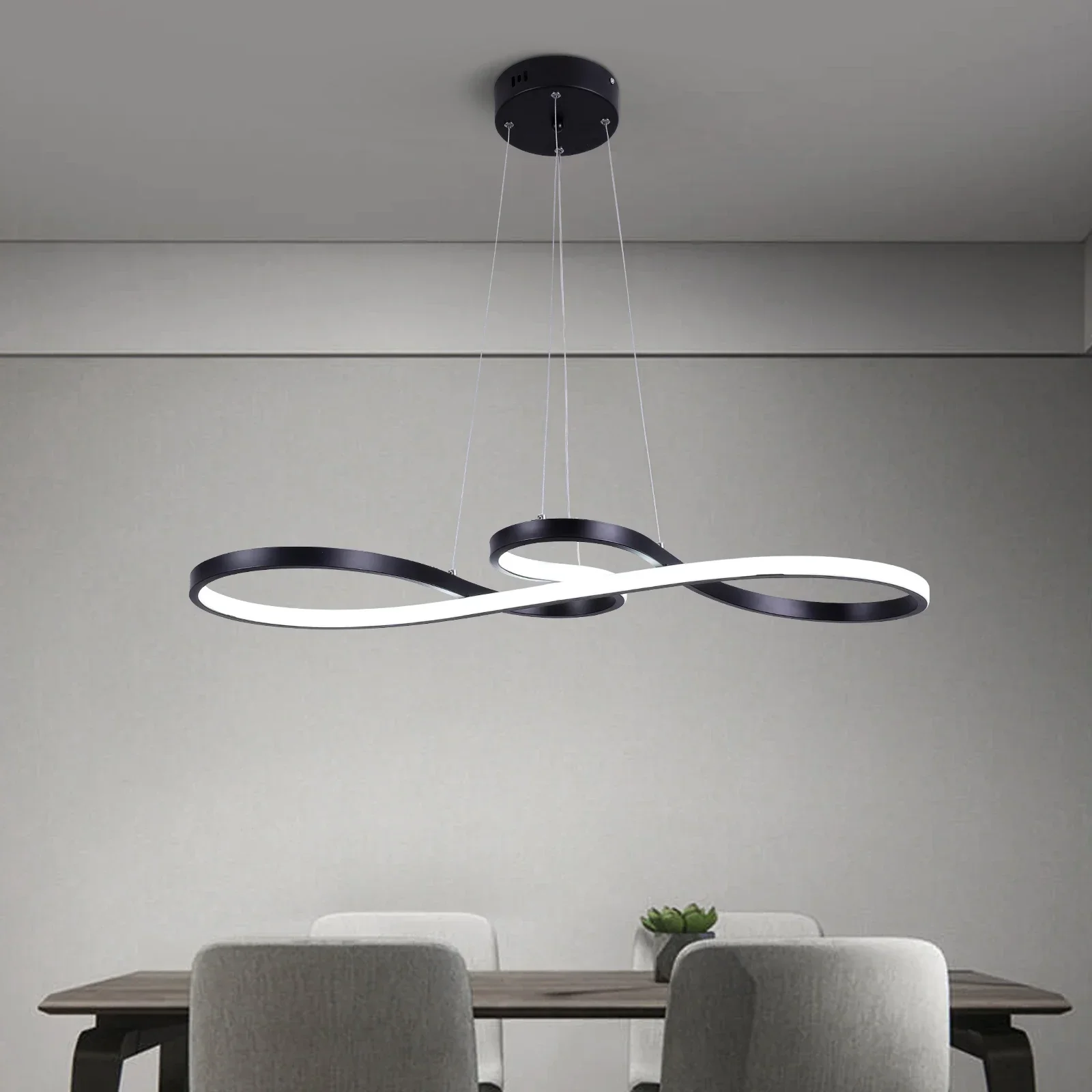 Lámparas de techo Led de acrílico nórdico, luz colgante moderna, accesorio de iluminación minimalista para comedor, interior