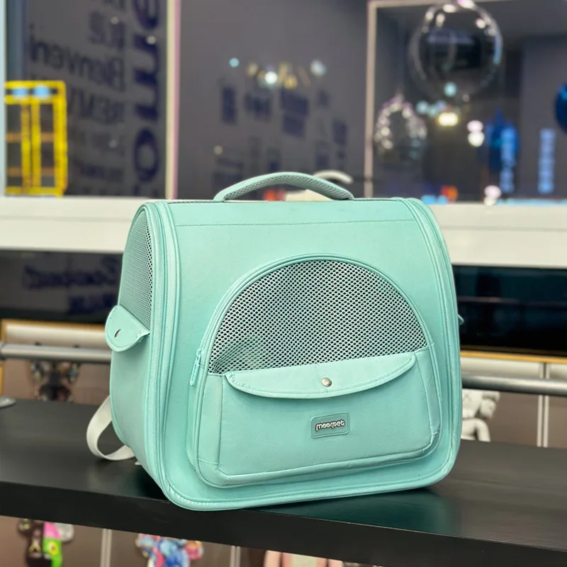 

Macaron Color Series Japanese and Korean Candy Color Large Capacity Backpack Portable Breathable Dog Bag Cat Backpack