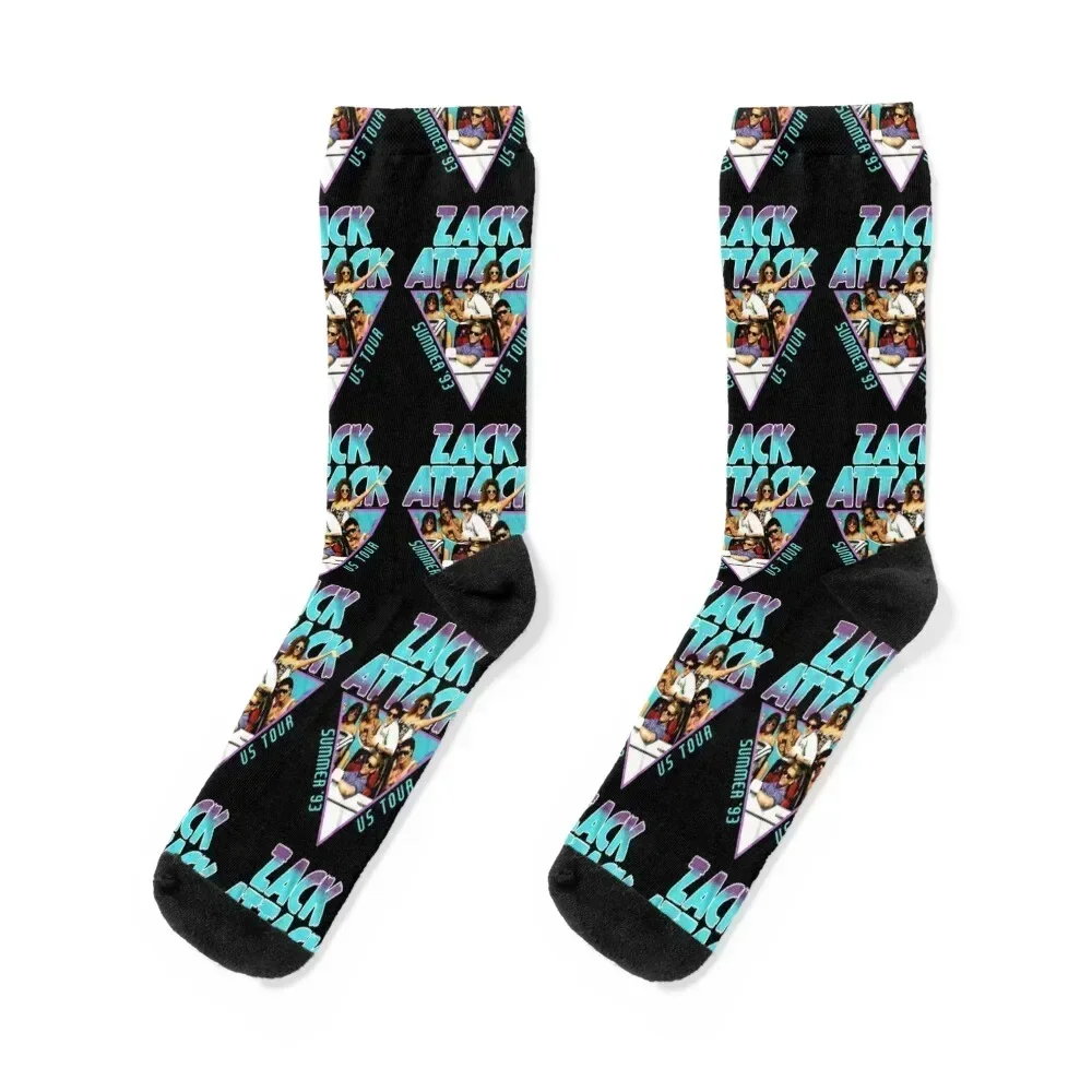 

Saved by The Bell Zack Attack US Tour Summer 1993 Socks gifts winter thermal Girl'S Socks Men's