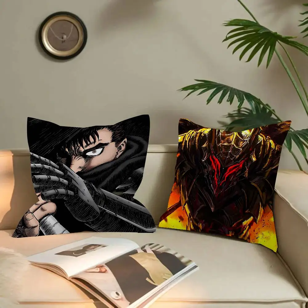 Guts Sword in Berserk Personalized Pillow Cover Kids Bedroom Wild Party Decor Pillowcase kid Birthday shower Gift