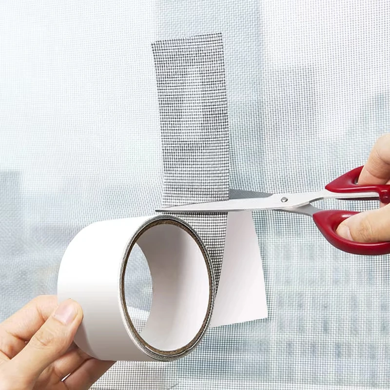Window Screen Repair Tape Self-adhesive Net Door Fix Patch Anti-Insect Mosquito Mesh Broken Holes Repair Subsidy Net Sticker New