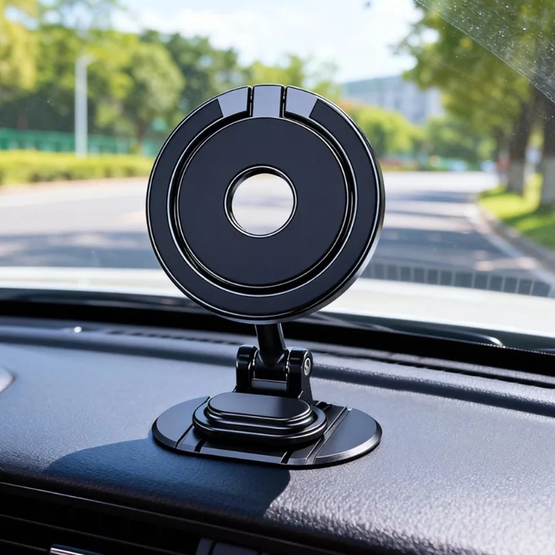 

Магнитный автомобильный держатель для телефона, подставка для iPhone 17, 16, 15, 14, 13, 12 Pro Max, Samsung Xiaomi 720, поворотное крепление, магнитный кронштейн для мобильного телефона