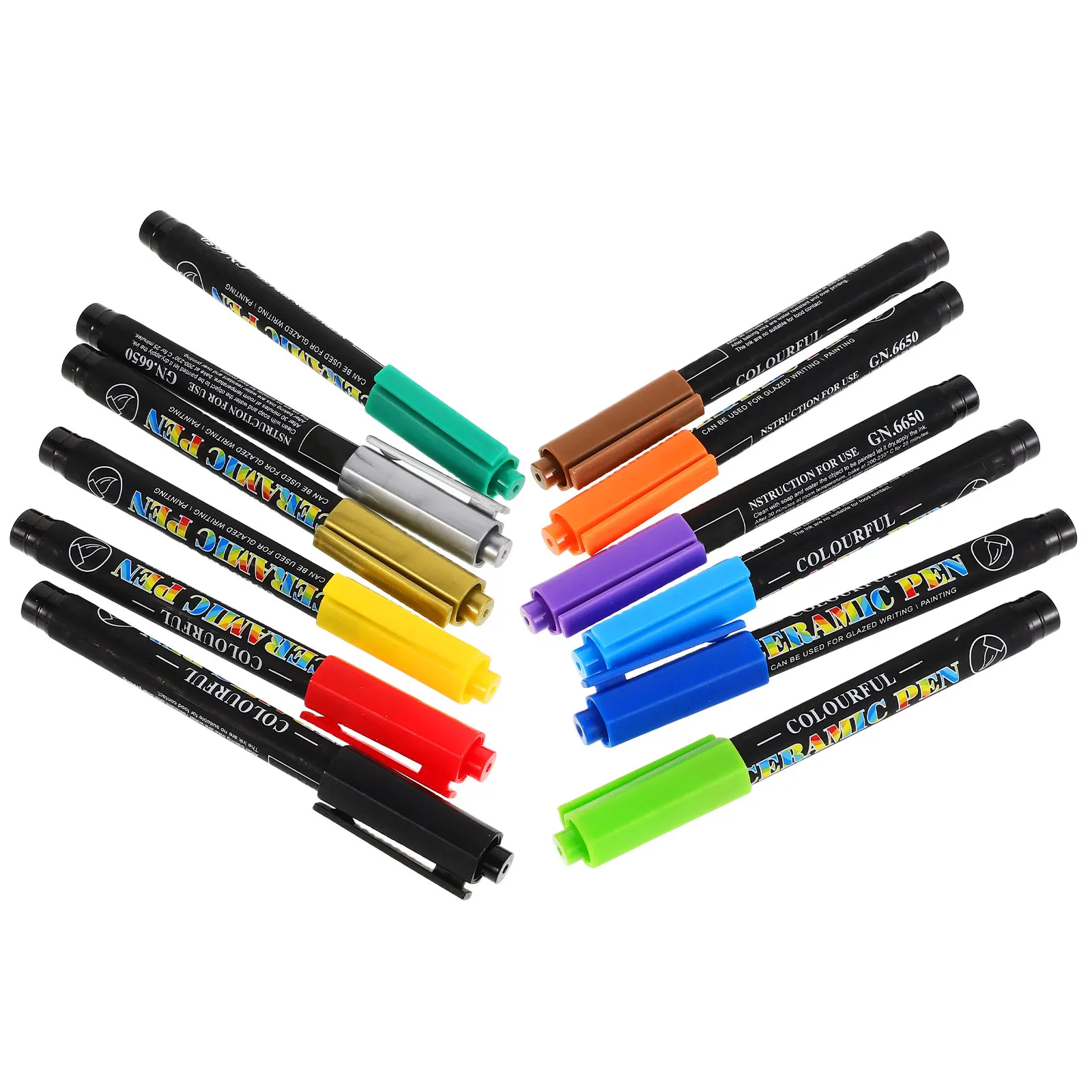 

Ceramic Markers Drawing Paint Plastic Pens Colouring for Adults Books