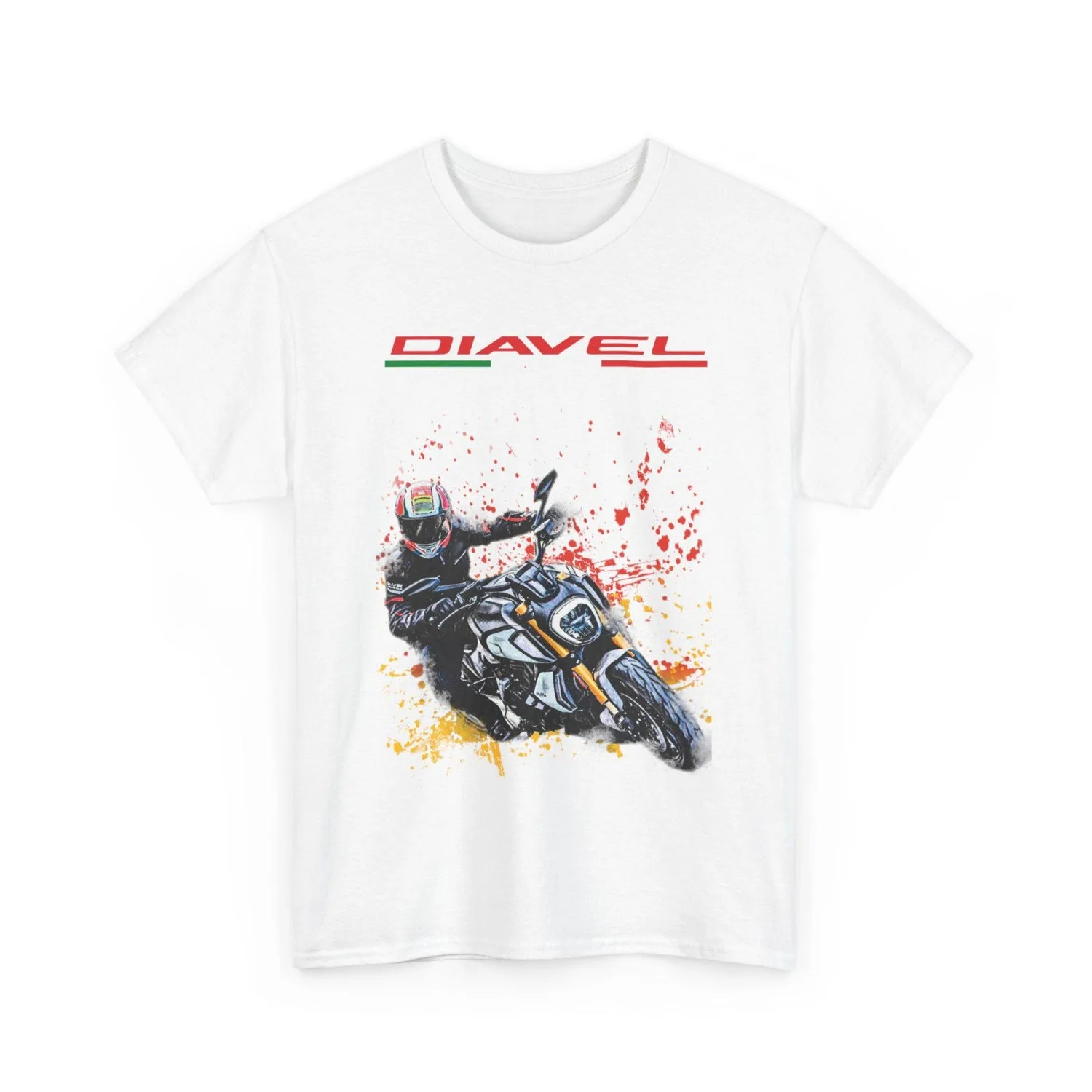 547@EY D.ucati Diavel T Shirt The Super Power Cruiser Motorcycle Tee V4 Testastretta Rider Top For D.ucatisti Fans Muscle Bike G