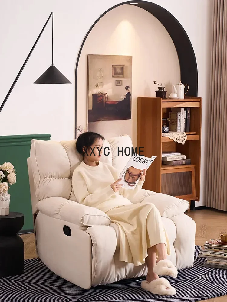 Electric Rocking Chair Home Living Room Light Luxury Leisure Recliner Rotating Lazy Bone Chair Multifunctional Rocking Chair