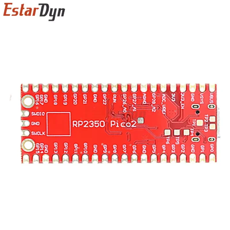 EstarDyn RP2350 PICO2 Development Board TYPE-C USB RP2350A Chip Microcontroller Compatible With Raspberry Pi PICO 2