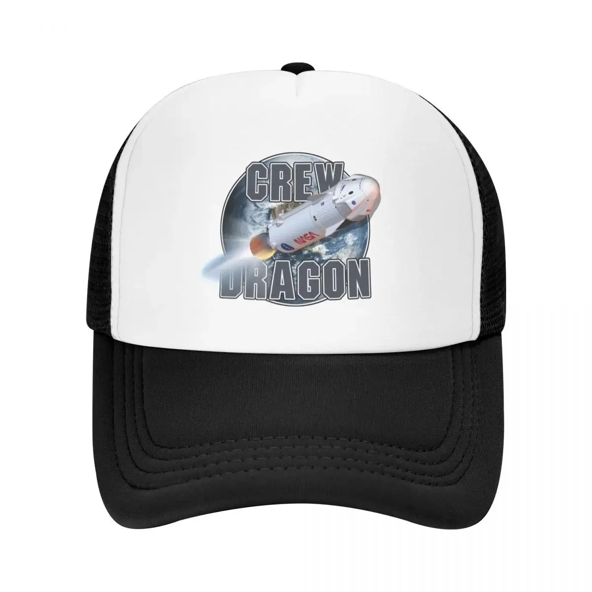 SpaceX Crew Dragon Baseball Cap Trucker Hat Ball Cap tea Hat luxury woman cap Mens Caps Women's
