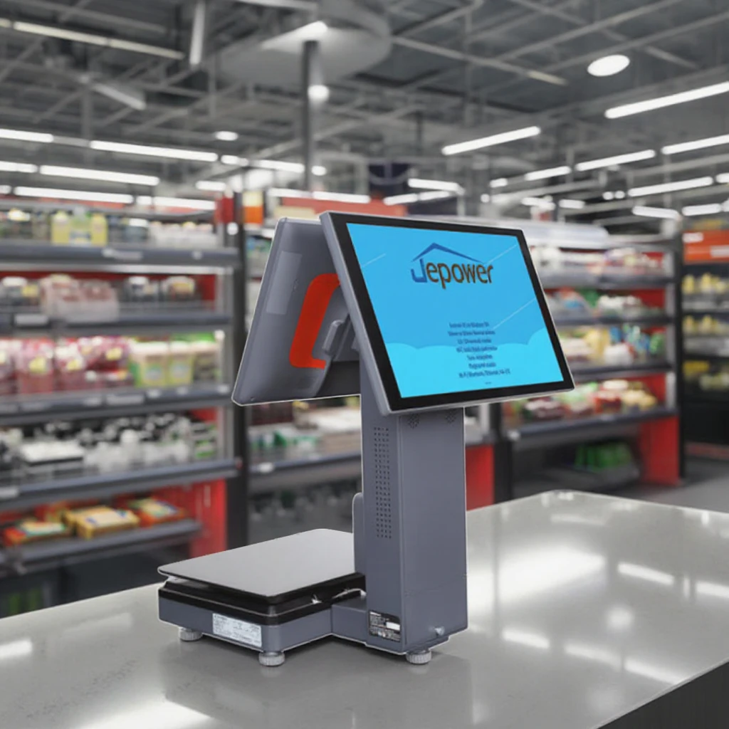 Wholesale All-in-One POS Computer New Used Sale Touch Screen Display OEM Shop Supermarket Cash Register Weighting Scale Machine
