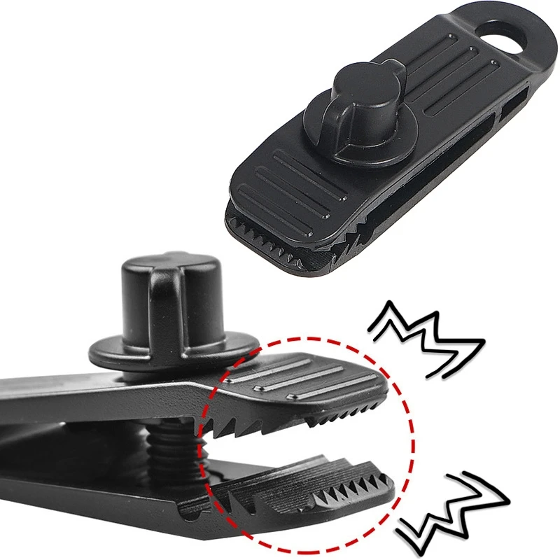 3~25PCS Tent Clip Buckle Reusable Portable Sunshade Net Canopy Fixing Clip Outdoor Wind Rope Tarp Clamp Camping Accessories