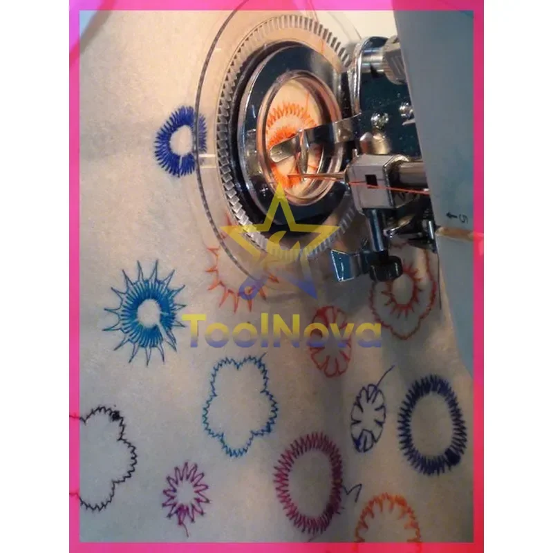 2026Hotsale* Household multi-functional sewing machine presser foot, disc pattern presser foot/compass presser foot