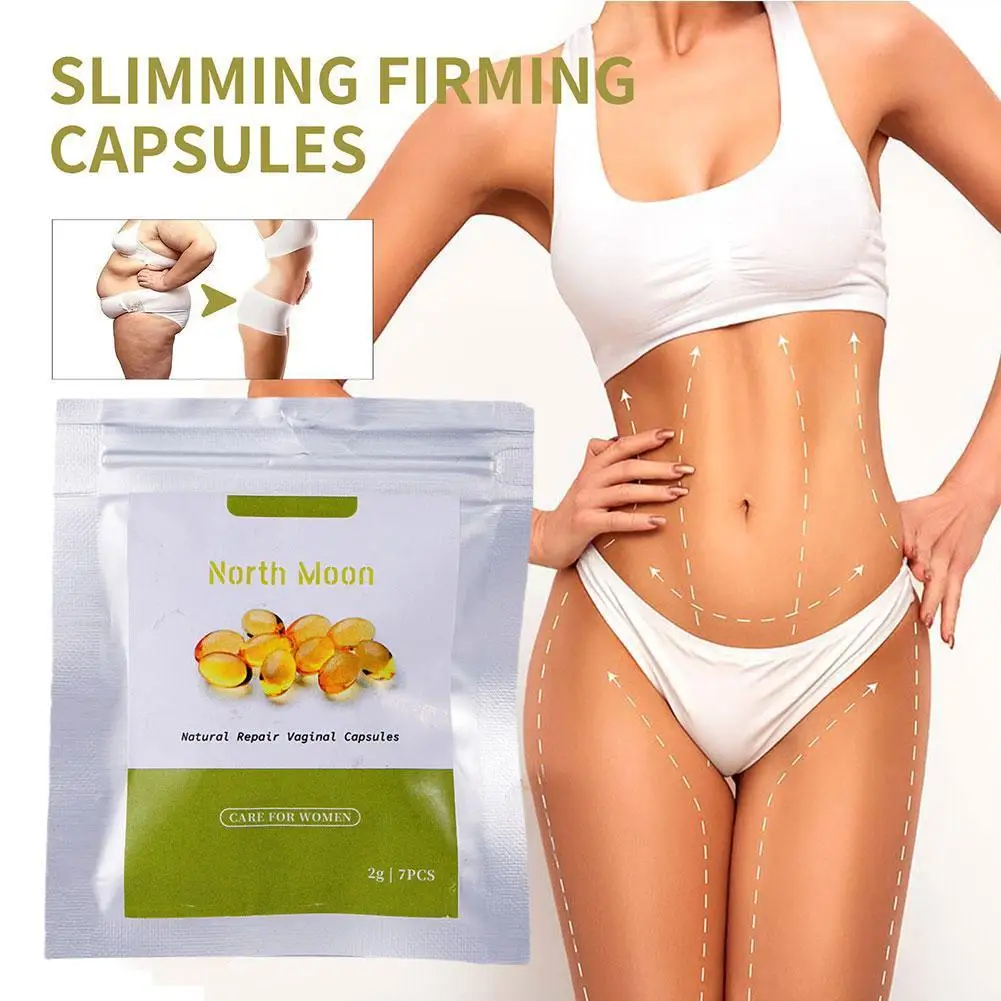 7 Stk/zak Anti-Jeuk Detox Afslankcapsules Instant Jeuk Stop Body Shaping Capsule Verstevigende Reparatie Armen Buik Vrouwelijke Bodycare