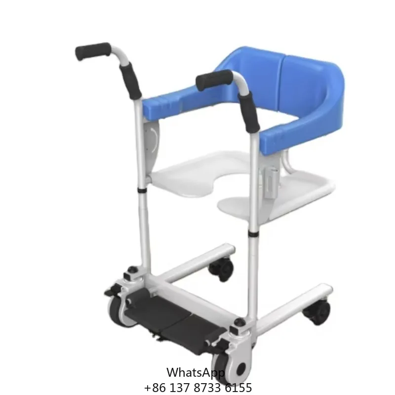 

Manual Transfer Patient Chair 180 Degree Back Opening And Closing Lifter Care Toilet Chair Lifter Chair For Disabled -BZ-L05