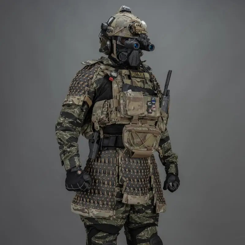 Tactical Armor Industrial Chinese Style Armguards + Shoulders+Crotch Protectors