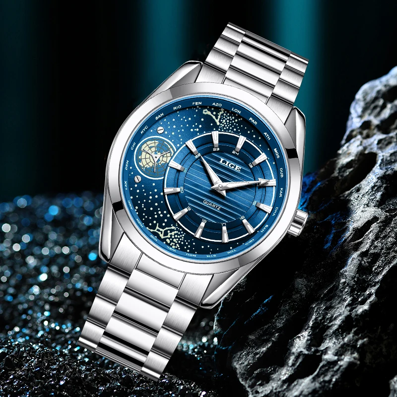 Relógio Masculino LIGE Origina - Compass Watch Luxury avaliação e preço