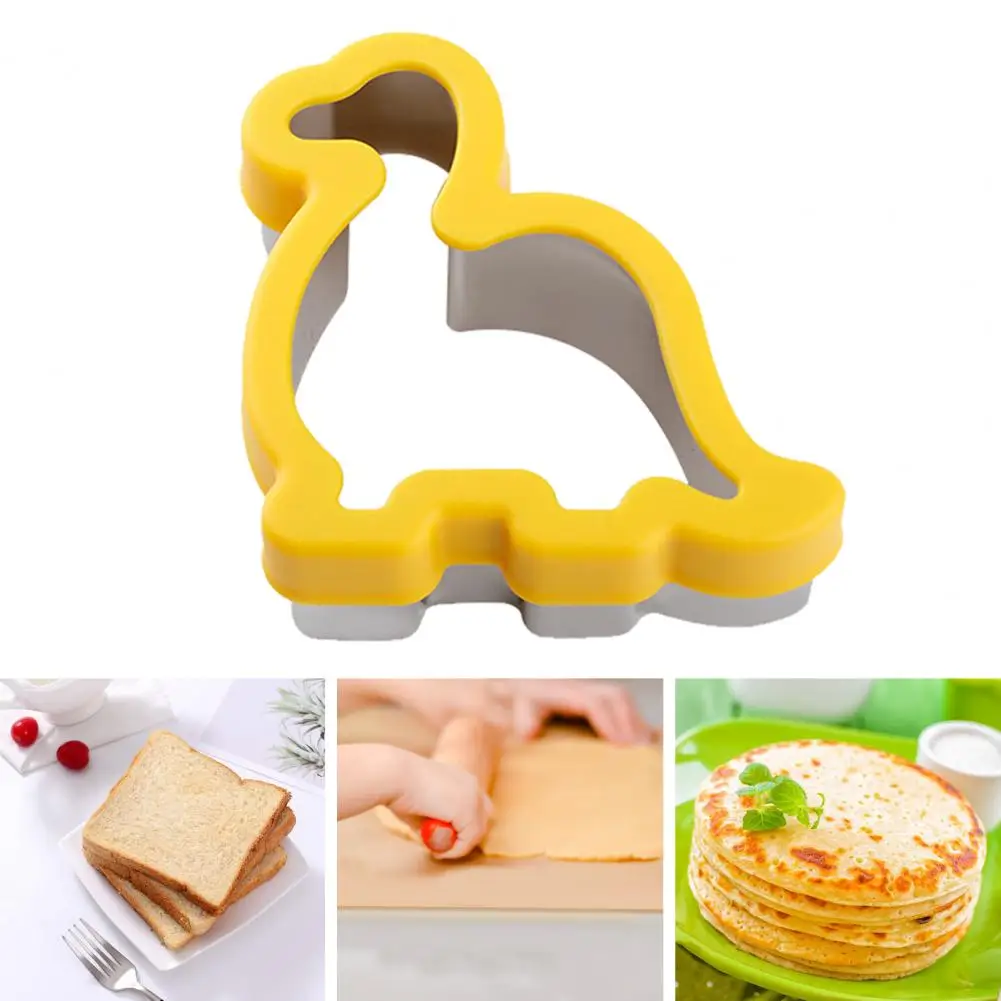 

Sandwich Cutting Mold，Heart Star Square Dinosaur Shaped，Baking Pancake Maker，Stainless Steel，Pancake Maker Embosser Food Molds