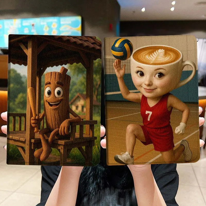 

Capybara Balerina Tung Sahur Gift For iPad Pro Air Mini 2 3 4 5 6 7 6th 7th 10th 11th 10.2 9.7 10.5 11 Foldable Tablet Case