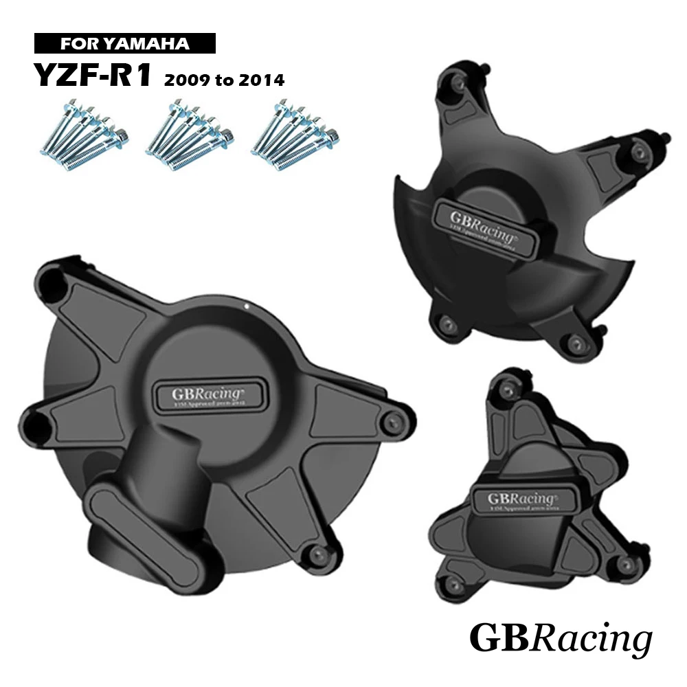 

R1 2009-2014 GBRacing Engine Protect Cover For YAMAHA YZF-R1 Motorcycle Clutch Pulse Protection Cover Accessories