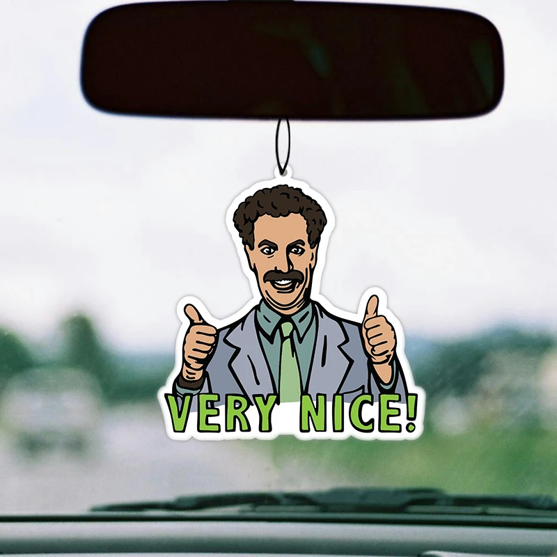 Car Air Freshener Hanging Paper Provides Long Lasting Scent for Auto or Home Funny Pattern VERY NICE Car Accessories Interior