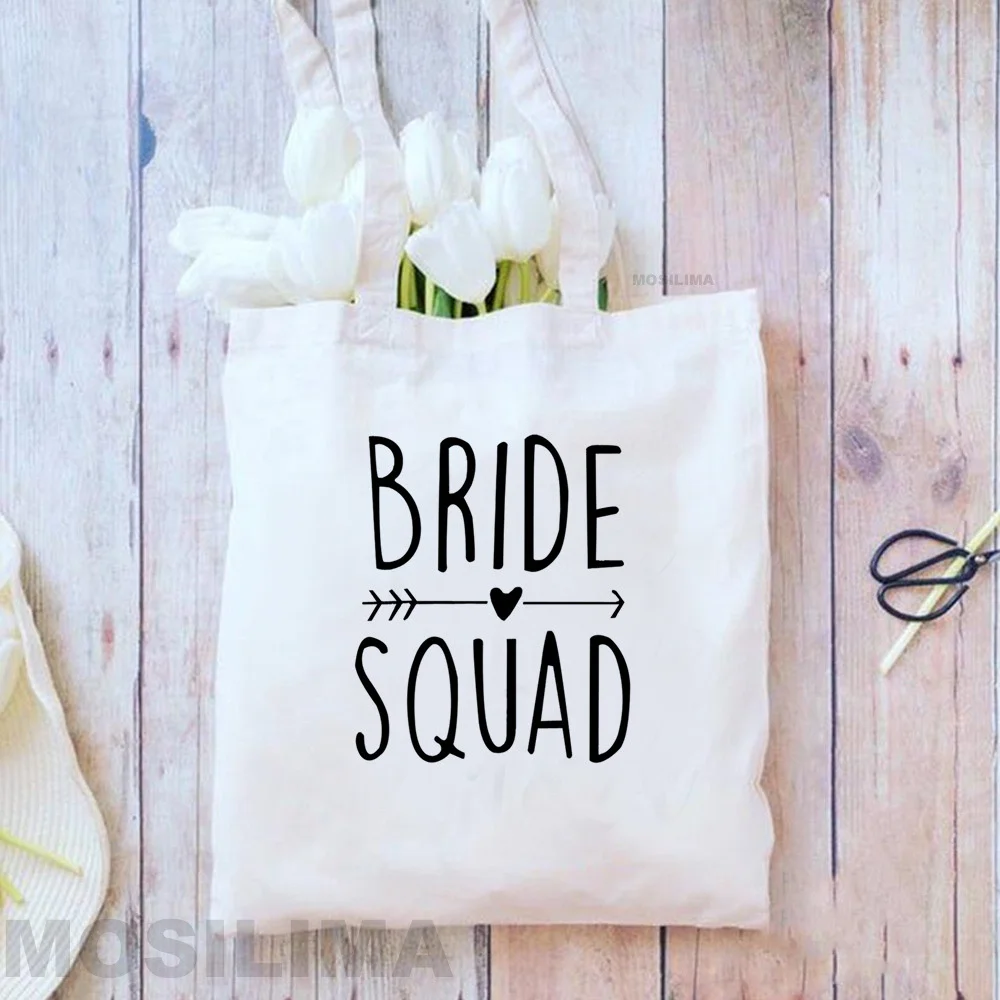 Team Bride Wedding Party Decoration Bag Bridsmaid Gifts Bag Bachelorette Beg 35*40CM 9SDH