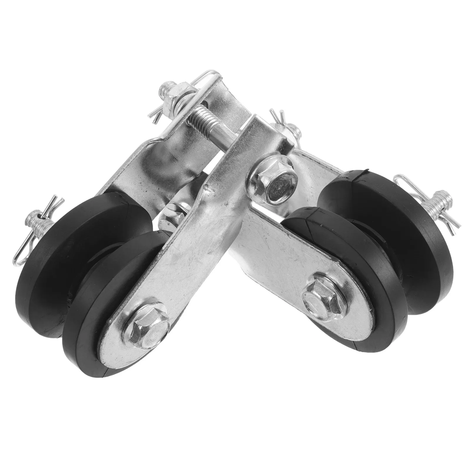 2Pcs Fan Light Rod Fixing Clamp Pulley Heavy Duty Mounting Bracket for Ceiling Fan Light Installation and Repair Parts