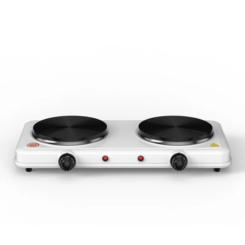 Fogão elétrico duplo, fogão de aquecimento, máquina de cozinhar com temperatura ajustável, fogão elétrico para fabricação de café