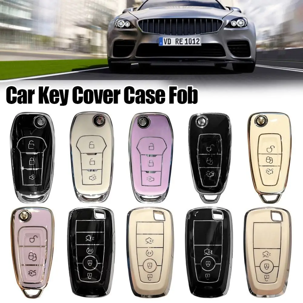 

Full Cover Car Key Case Holder Key Protector Key Cover Shell for Ford/Everest/Ranger C-Max S-Max/Focus/Galaxy/Mondeo/Transit