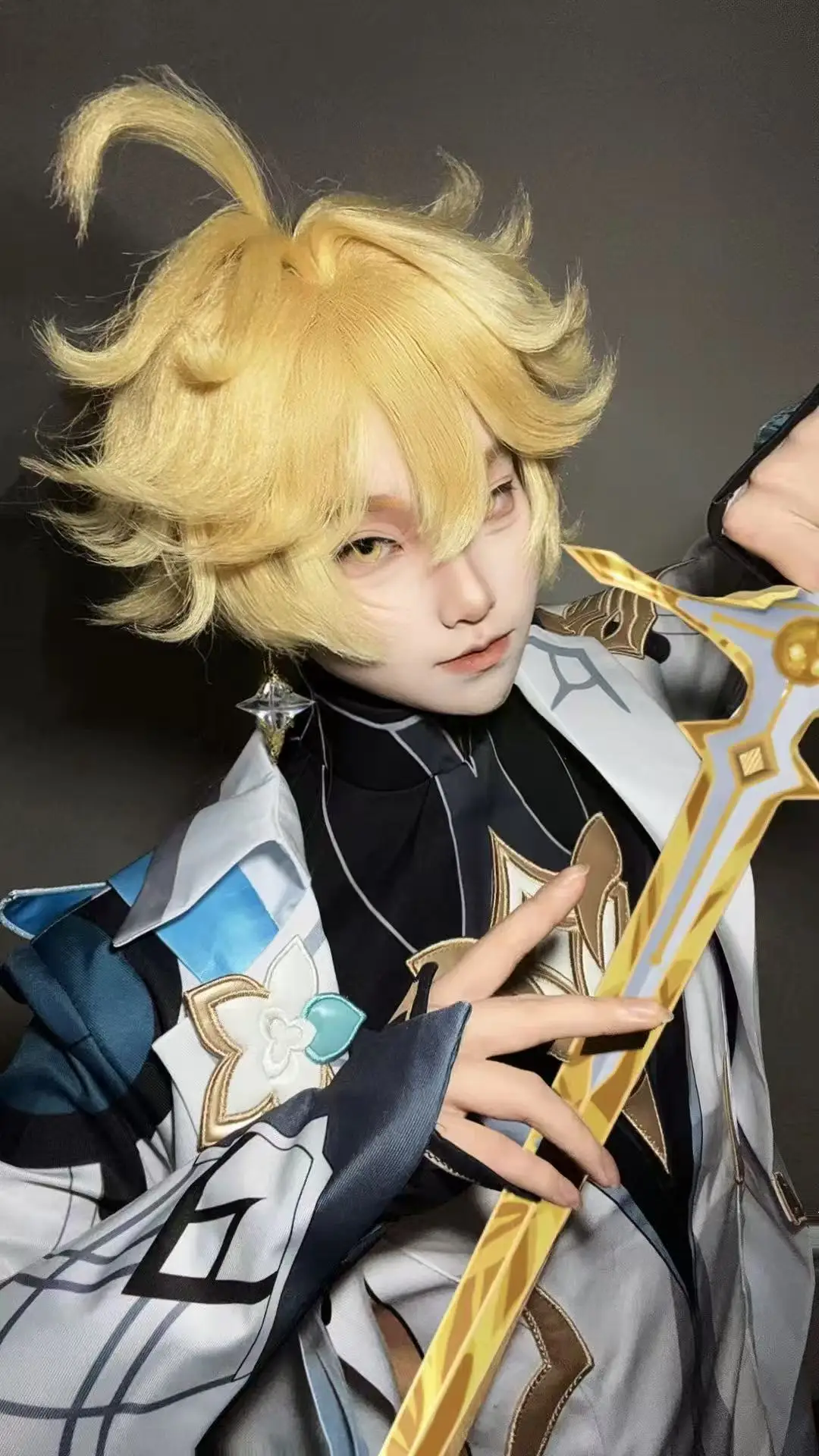 genshin-impact-traveler-cosplay-nouvelle-tenue-lumine-aether-«-revisiter-les-cieux-»-ensemble-complet-avec-perruque-pour-halloween-et-carnaval