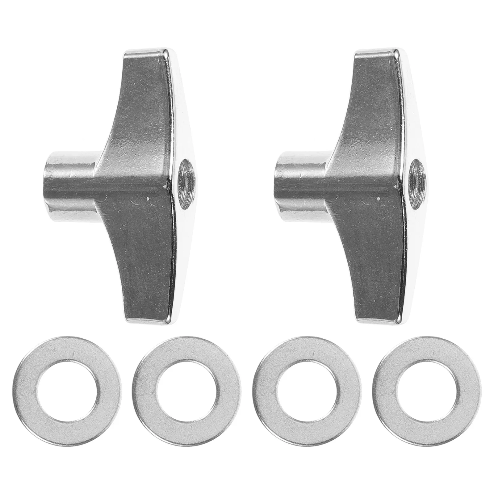 1Set Heavy Duty Metal Butterfly Wing Nut Fastener Set for Cymbals Drums Quick Disassembly Replacement Drum Rack Hardware