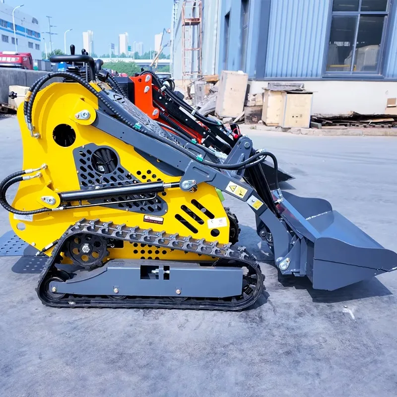 Customized Factory Price Mini Skid Steer Loader 8.5Kw Tracked Compact Euro5 Engine High Efficiency For Trenching