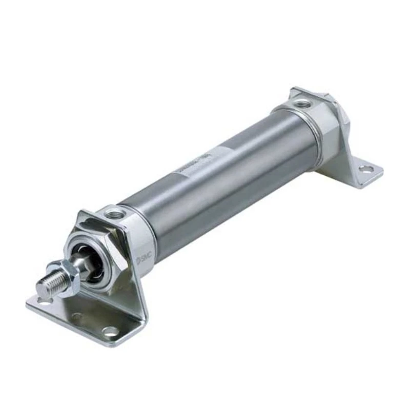 

2 многофункциональных пневматических цилиндра двойного действия с одним штоком CDM2E32-80Z, совместимые с различными механическими устройствами CDM2