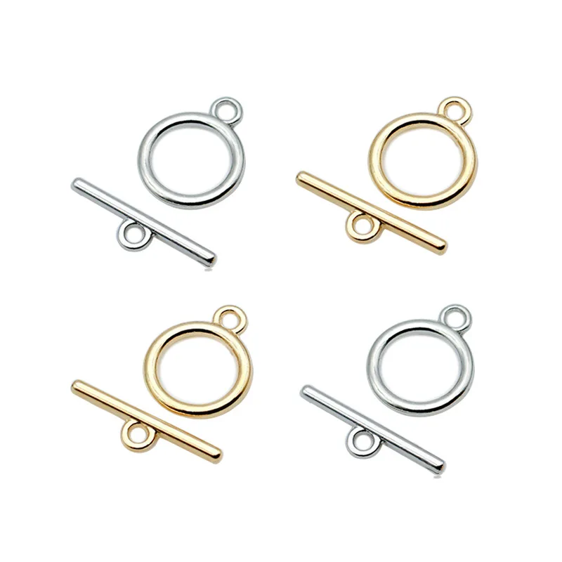 50-300sets Metal OT Toggle Clasps O:15mm T:23mm For Necklace Bracelet Golden Hooks Connectors Fit Diy Jewelry Making