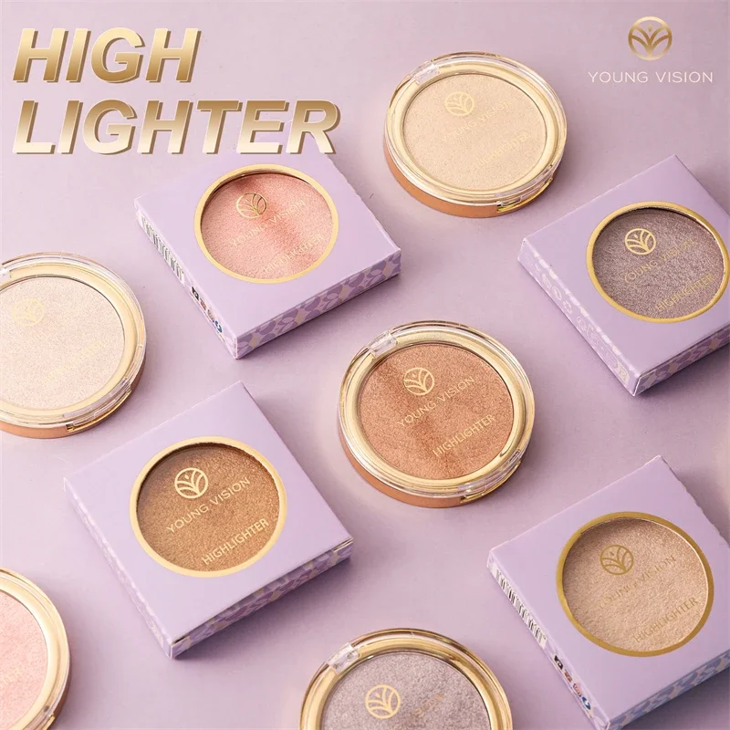 Beautiful Highlighter Powder Palette Makeup Glow Face Contour Shimmer Water Light Highlight Makeup Pallete Illuminator Cosmetics