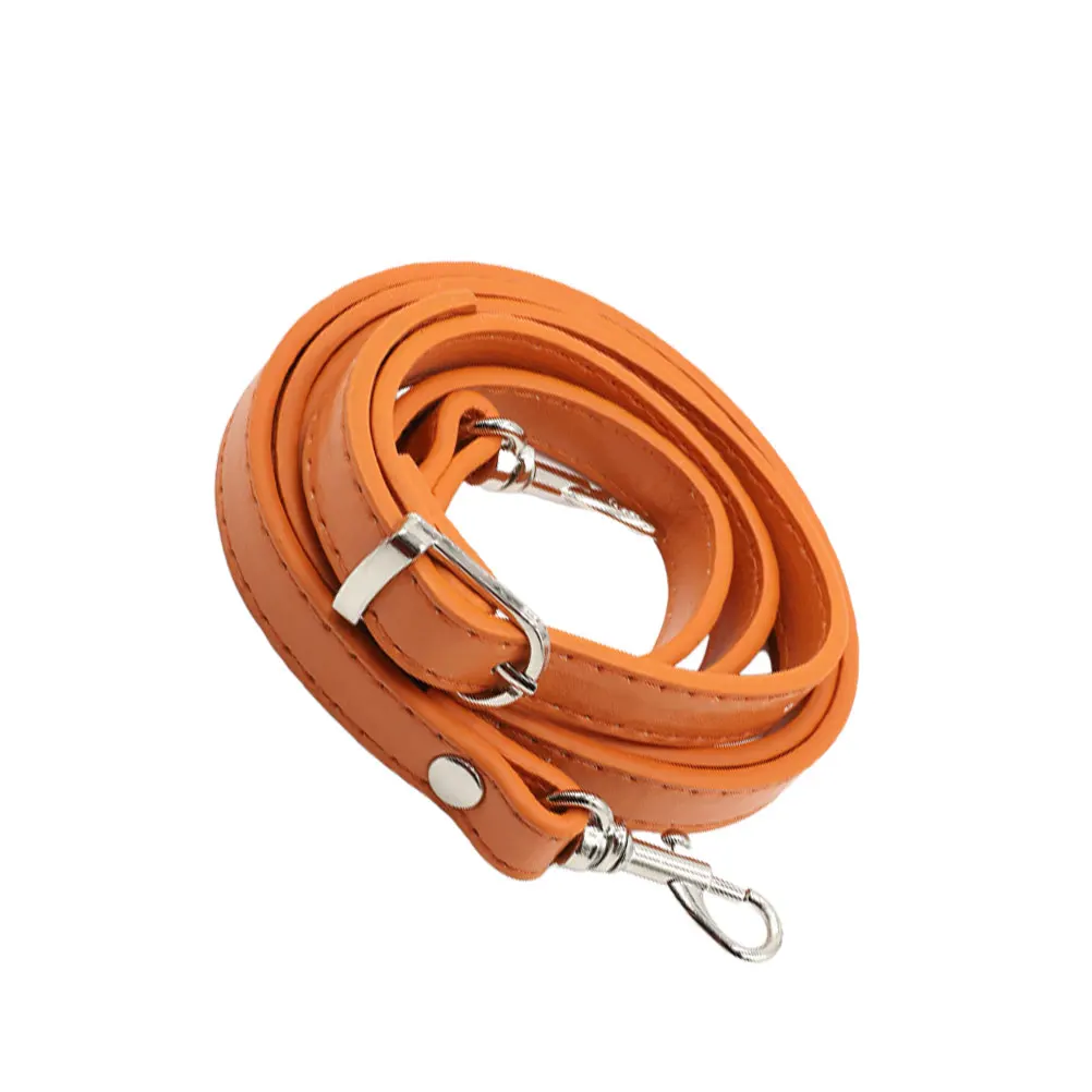 

PU Synthetic Handbag Strap Adjustable Shoulder Bag Replacement for Crossbody Messenger Tote Bag Women Ladies DIY Orange