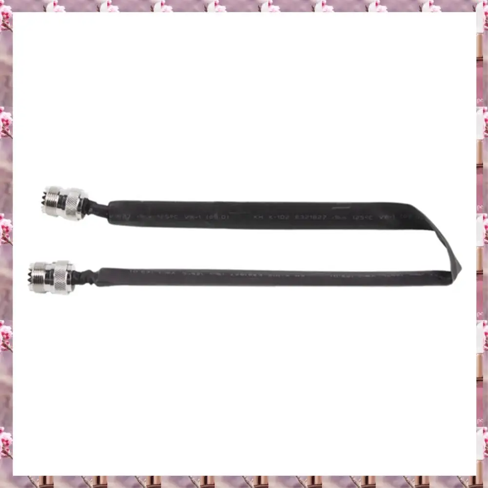 2025年 ドア/窓通過型 フラットRF同軸ケーブル SO239 UHFメス - UHFメス 50Ω RF同軸ピグテール延長コード、ドア/Wi-Fi用