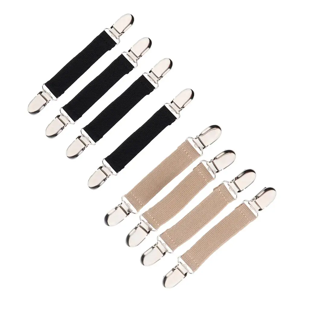 

4x Multifunction Elastic Glove Mitten Clip Sweater Shawl Blouse Clasp Grip