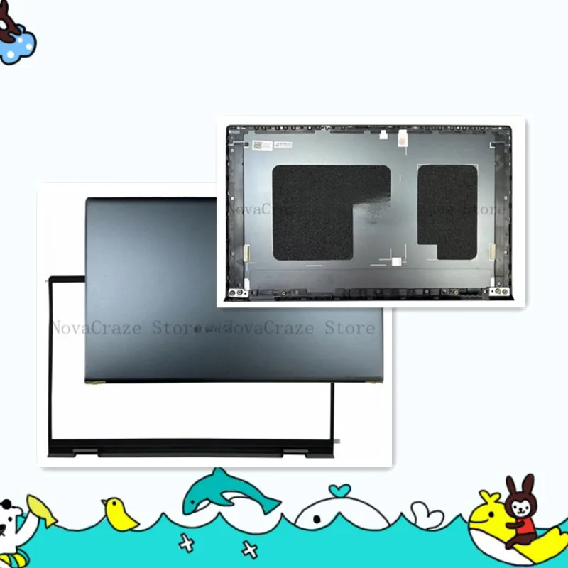 

NK7D9 0J6P9V Новый для Inspiron 15 Pro 5510 5515, задняя крышка ЖК-дисплея, передняя панель NK7D9 0J6P9V