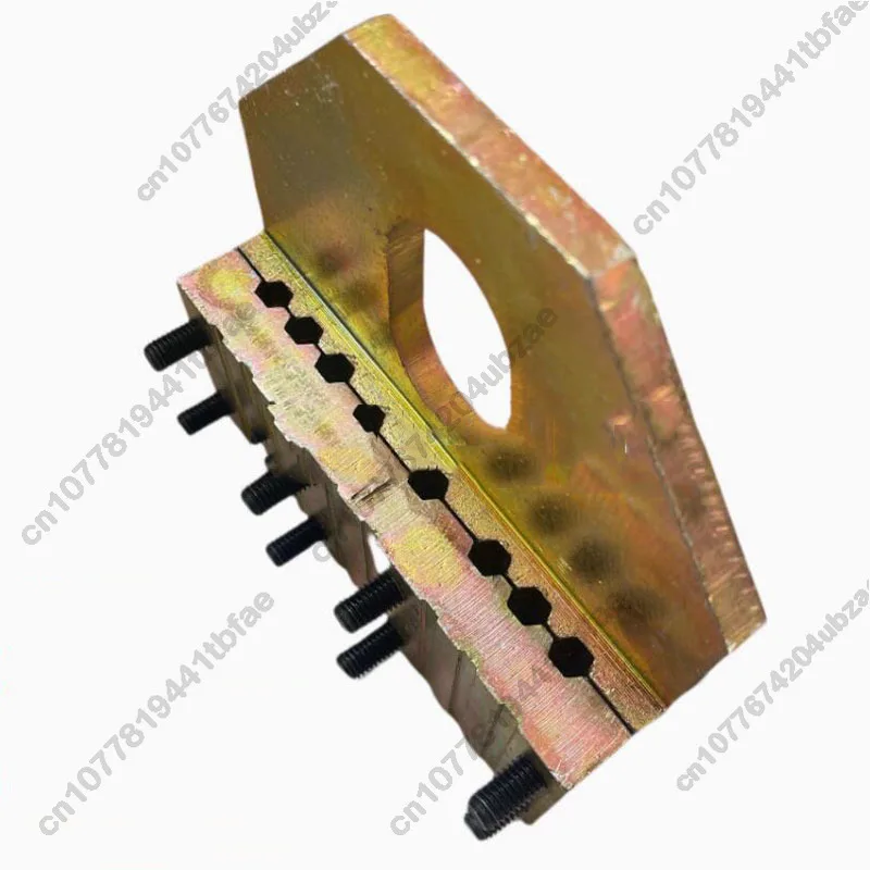 Elevator rope clamps to reduce damage and improve safety, 6, 8 and 10 grooves with anti-slip clips to protect metal rope ropes