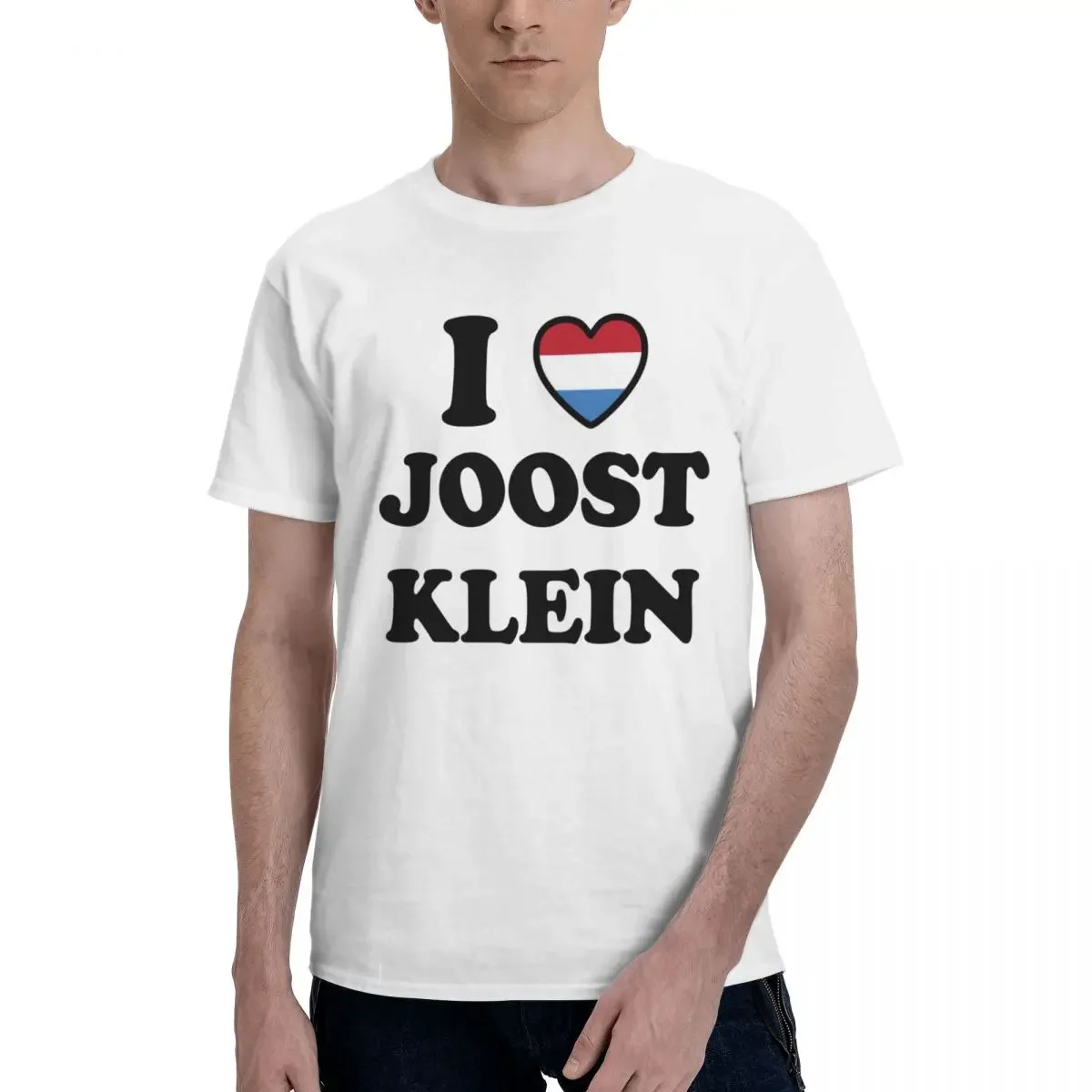 Tees Gifts For Men Graphic Y2K Clothes I Love Joost Klein heavyweight Round Neck Collar Sweatshirt Netherlands Europapa T Shirt