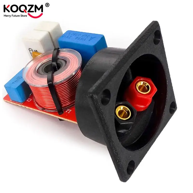 Divisor de Frequência Ajustável de Graves Agudos, Coluna 2 Way, Filtros Crossover de Áudio, 4-6 Polegadas, 4-8 Ohms, 48Hz-20KHz, 80W