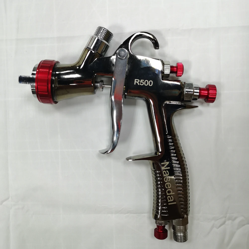 R500 LVLP Spray Gun Airbrush Car Painting gun. 1.3mm High quality 600cc Spray Gun