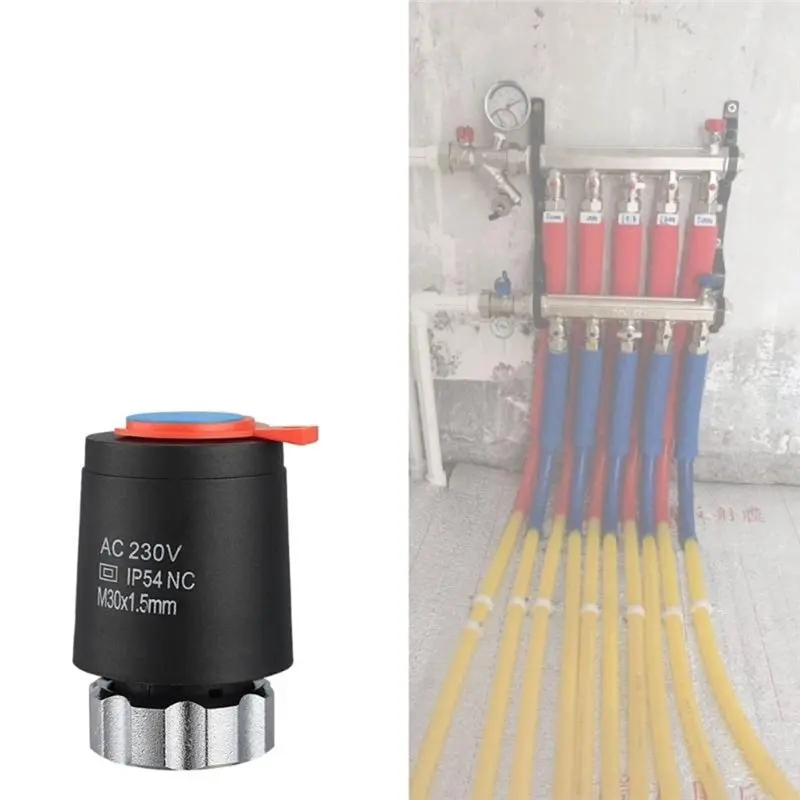 【FLASH DEAL】Heating Device Intelligent Thermostat Actuator 652F ABS Electric Actuator For Enhanced Comfort In Home Heating Syste