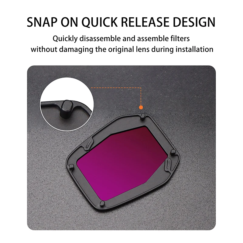 Ensemble de filtres d'objectif de cardan pour DJI Air 3S, MCUV, CPL volontairement, 8 PL, 16 PL, 32 PL, 64PL, STAR NIGHT, verre optique, importateur HD Air3s, kit de filtre à cadre en aluminium