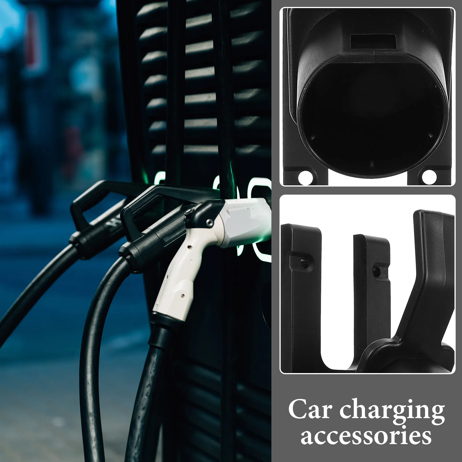 

Holder Wall Mount for Electric Vehicles Sturdy Design Compatible with Various Chargers Ev Holder