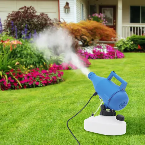 Blue Single‑Nozzle 4.5L Handheld Electric Sprayer, Portable Electric Sprayer with 8‑10m Spray Range for Home, Garden, Small Farm, Hotel & School