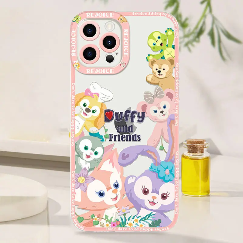 Disney Duffy phone case For iPhone 14 13 12 mini 11 pro xs max X XR 6 7 8 plus Silicone soft shell SE 2 3 cartoon cute cover