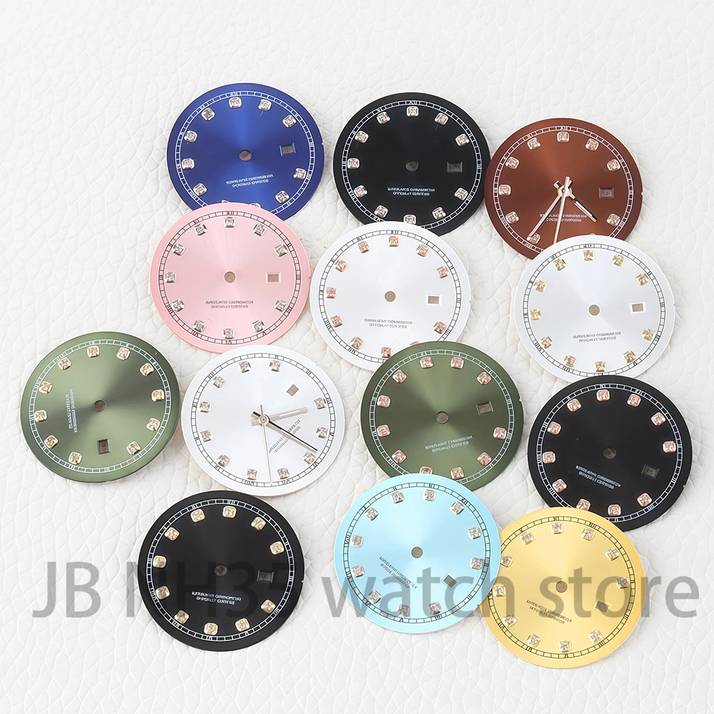 

nh05 dial 25mm Watch Dial hands for DATEJUST nh05/nh06 Automatic Movement Women's Watch Face Diamond Dial Watch Accessories