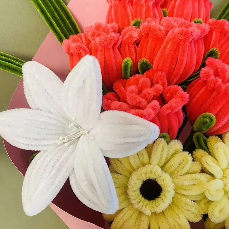 Bouquet Twist Stick Finished Product for Girls Qixi Valentine s Day Girlfriend Wife Bestie Birthday Gift